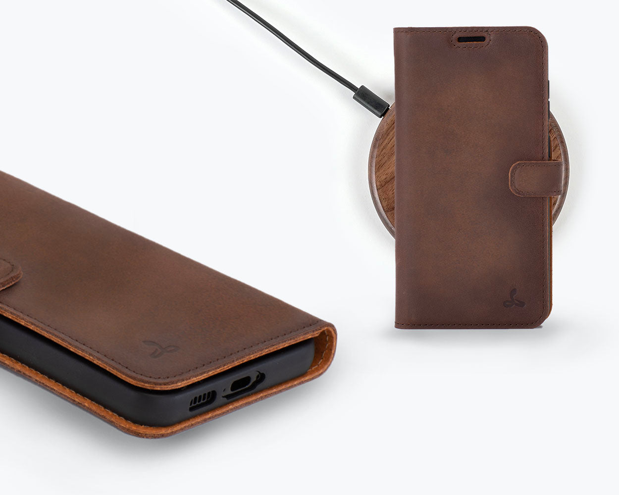 Samsung Galaxy S24 Plus - Vintage Leather Wallet Phone Case