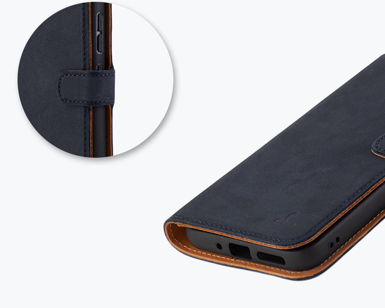 Samsung Galaxy A35 - Vintage Leather Wallet Phone Case