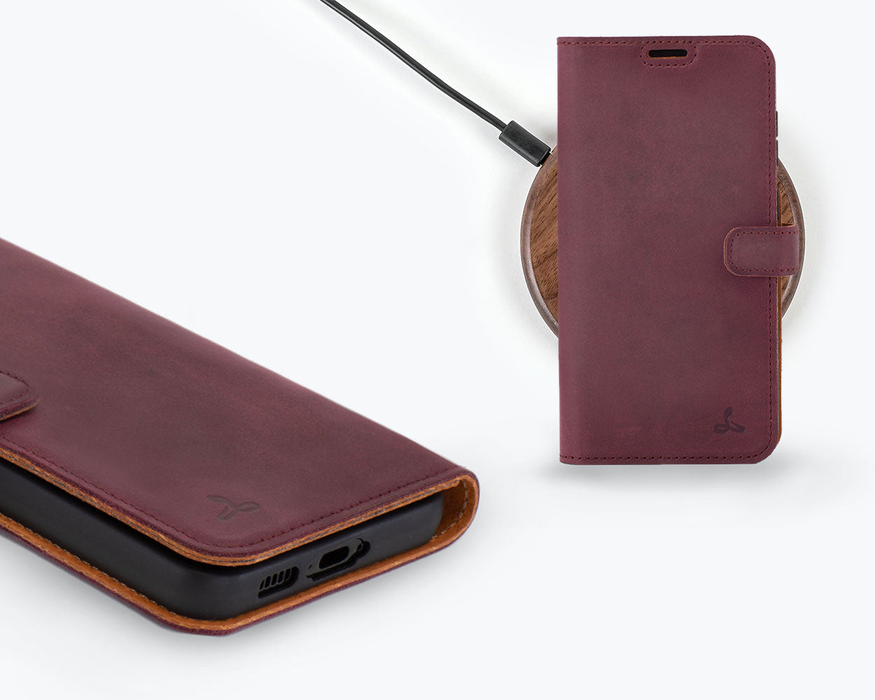 Samsung Galaxy S24 Plus - Vintage Leather Wallet Phone Case