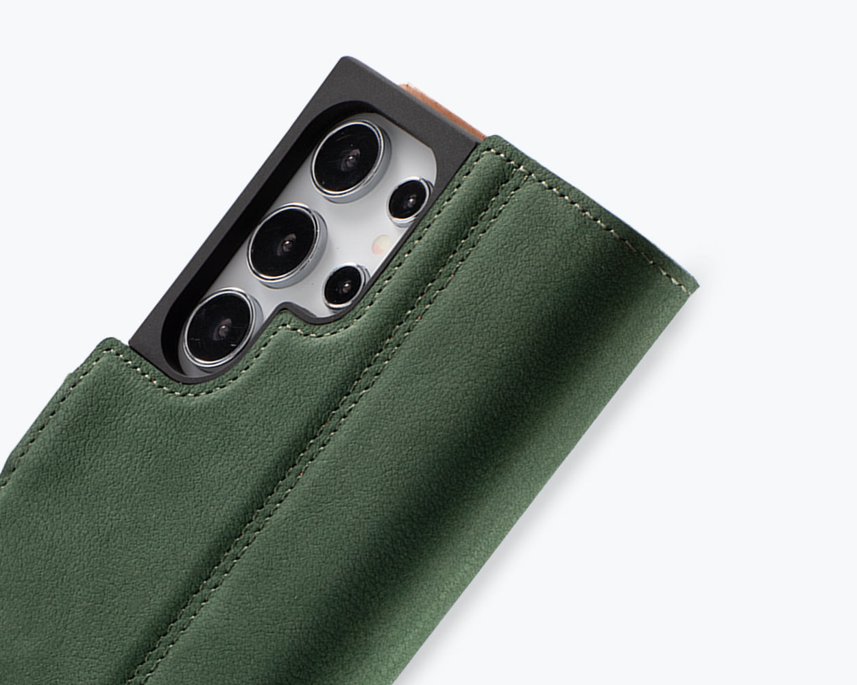 Samsung Galaxy S24 Ultra - Vintage Leather Wallet Phone Case