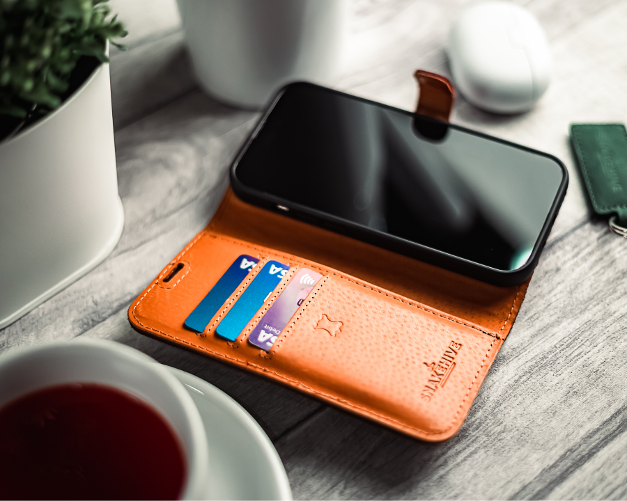 Samsung Galaxy A55 - Vintage Leather Wallet Phone Case