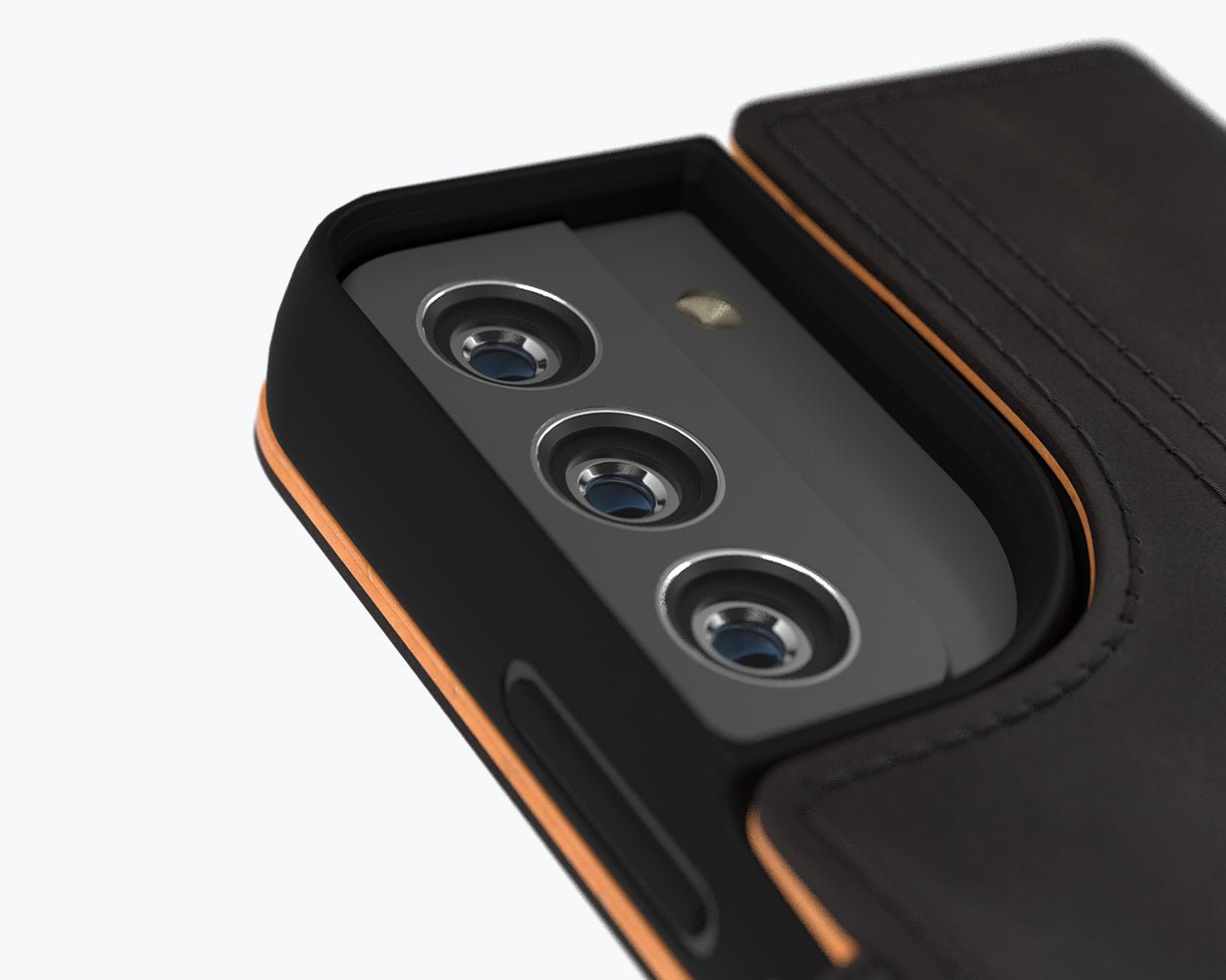 Samsung Galaxy S24 Ultra - Vintage Leather Wallet Phone Case (Side Clasp)