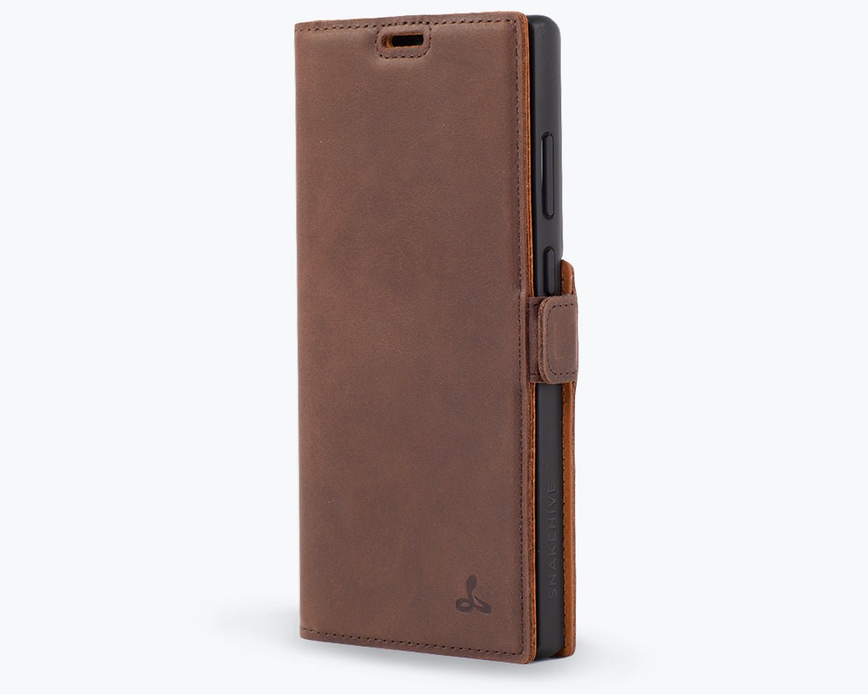 Samsung Galaxy S23 Ultra - Vintage Leather Wallet Phone Case (Side Clasp)