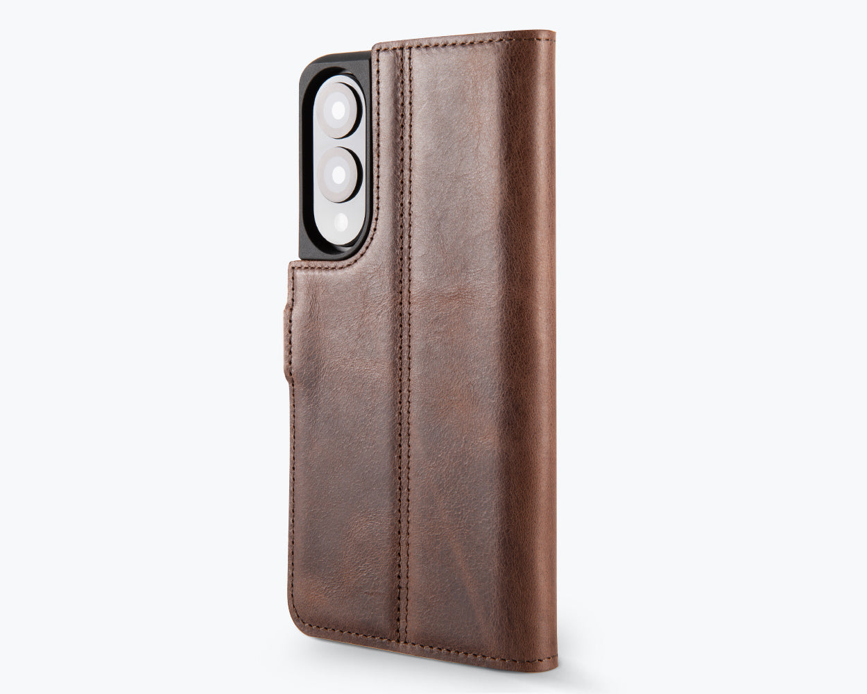 Samsung Galaxy S25 Edge - Vintage Leather Wallet Phone Case