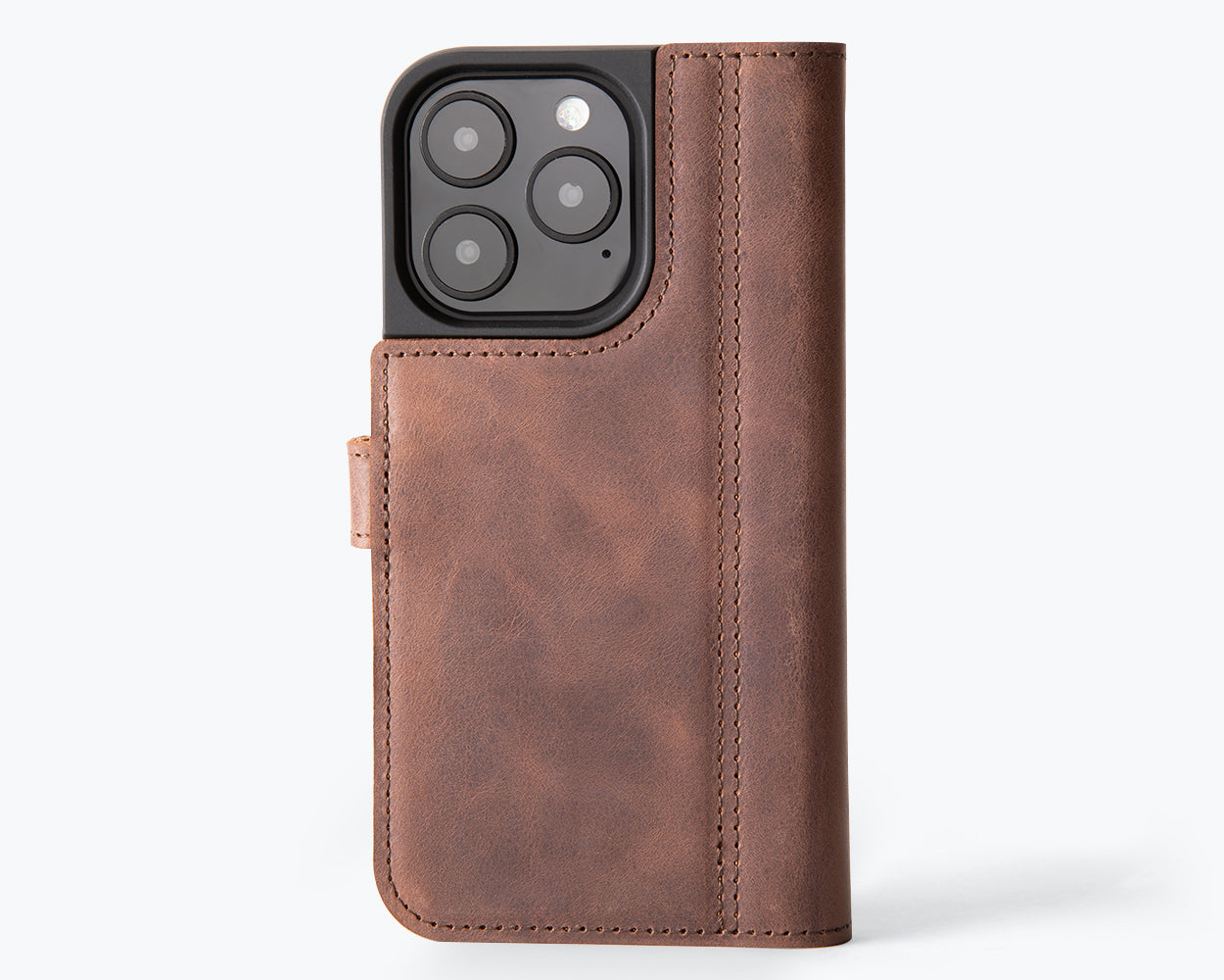 Apple iPhone 16 Pro - Vintage Leather Wallet Phone Case
