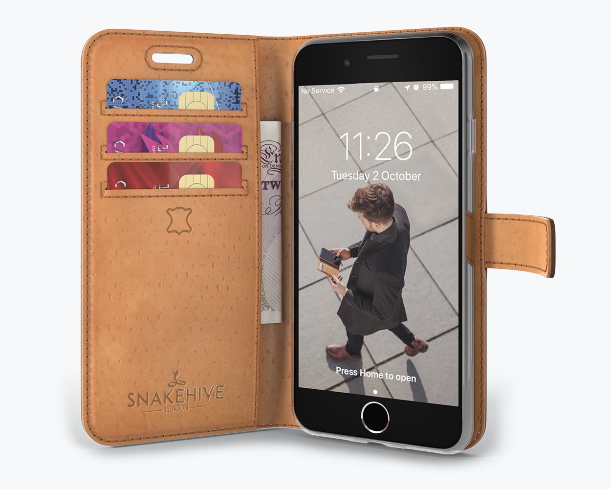 Vintage Lederhülle - Apple iPhone SE (2020) / SE (2022)