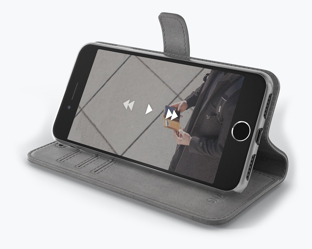 Apple iPhone SE (2020) / SE (2022) - Vintage Leather Wallet Phone Case