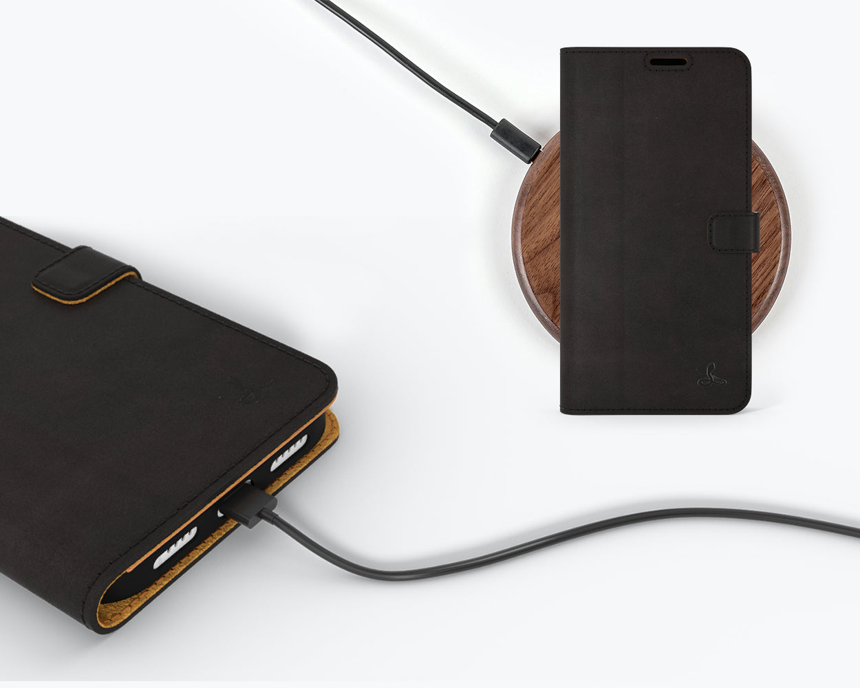 Apple iPhone 14 Pro - Vintage Leather Wallet Phone Case