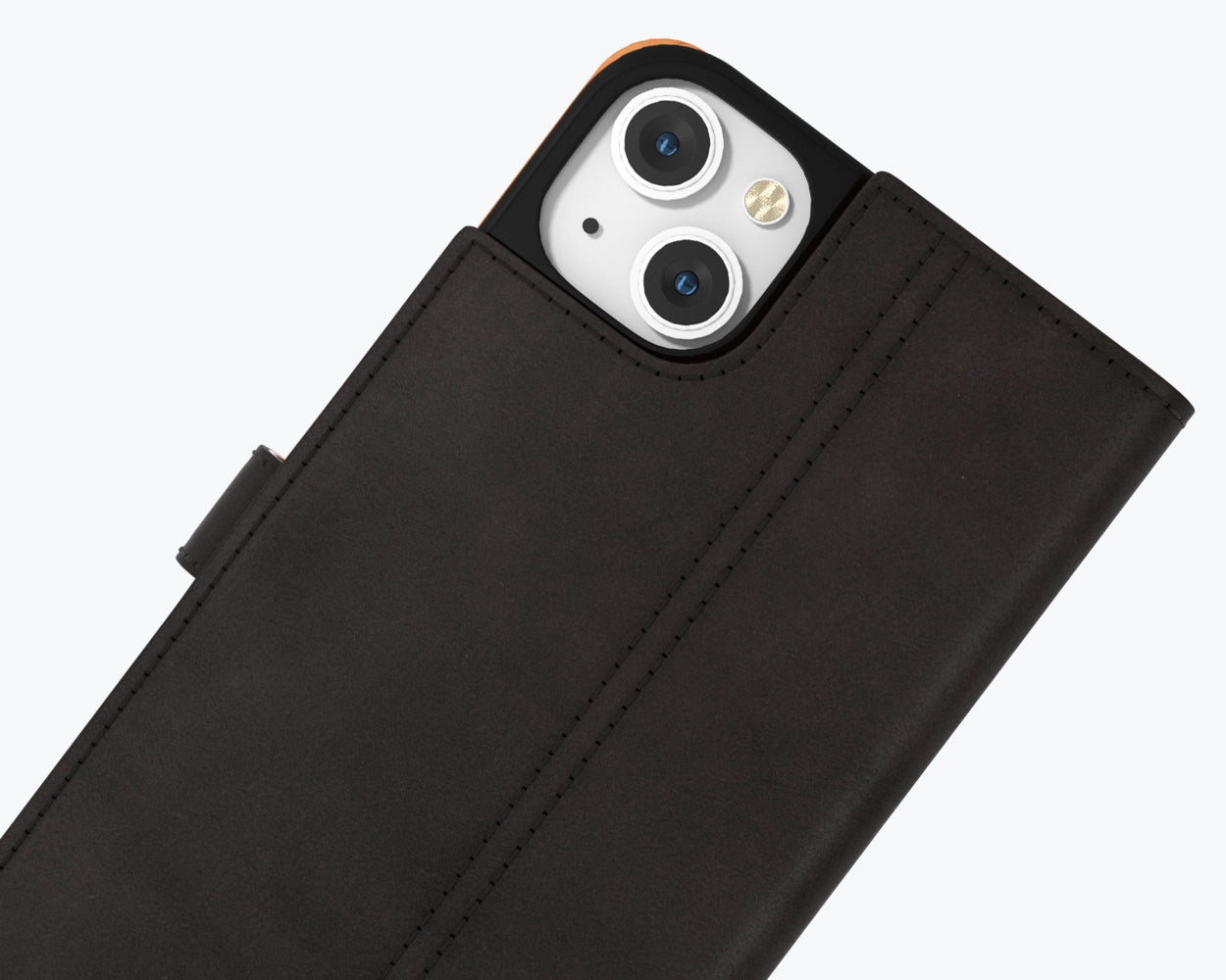 Apple iPhone 14 - Vintage Leather Wallet Phone Case