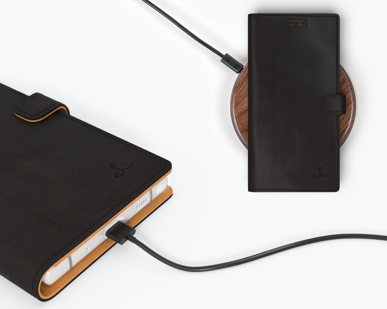 Vintage Lederhülle - Samsung Galaxy Note 10 Plus