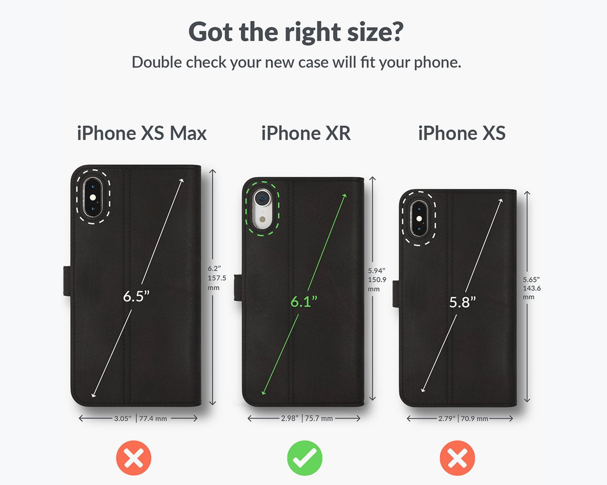 Vintage Lederhülle - Apple iPhone XR