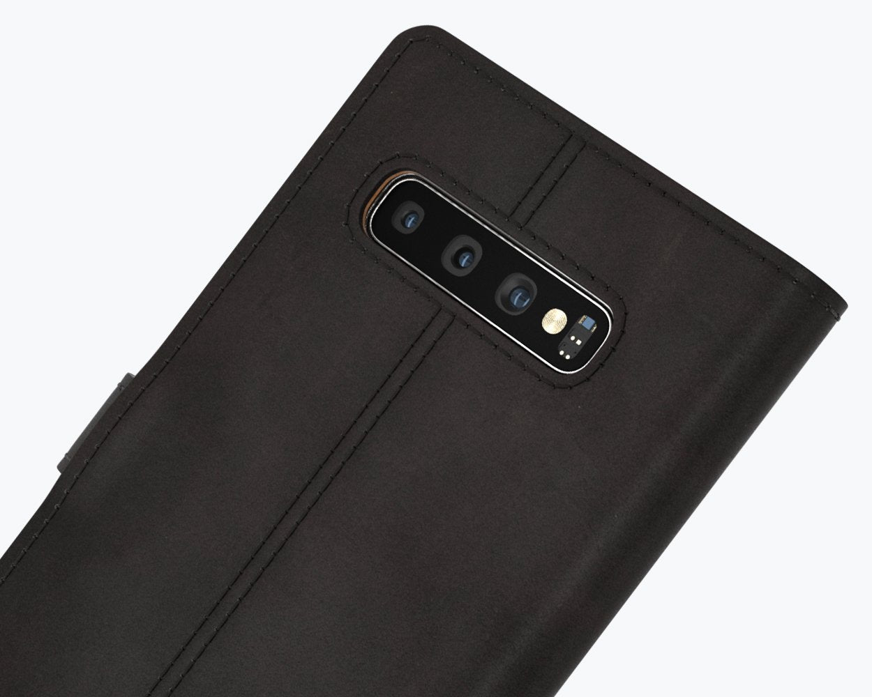 Vintage Lederhülle - Samsung Galaxy S10 Plus