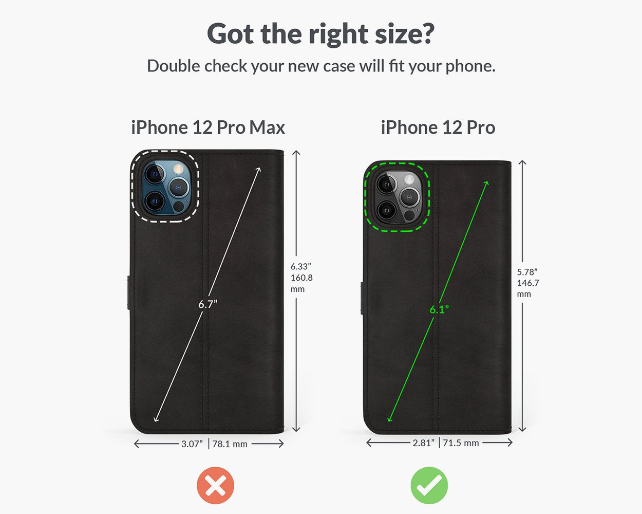 Vintage Lederhülle - Apple iPhone 12 Pro