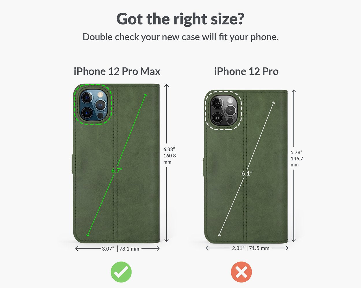 Vintage Lederhülle - Apple iPhone 12 Pro Max
