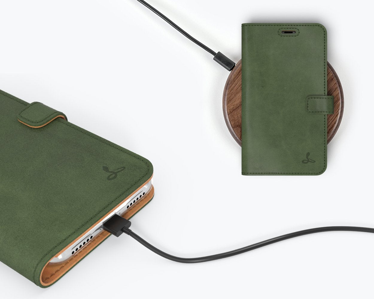 Vintage Lederhülle - Apple iPhone X/XS