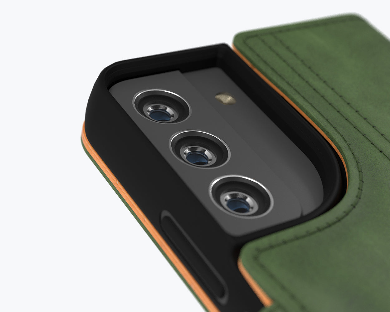 Samsung Galaxy S22 - Vintage Leather Wallet Phone Case