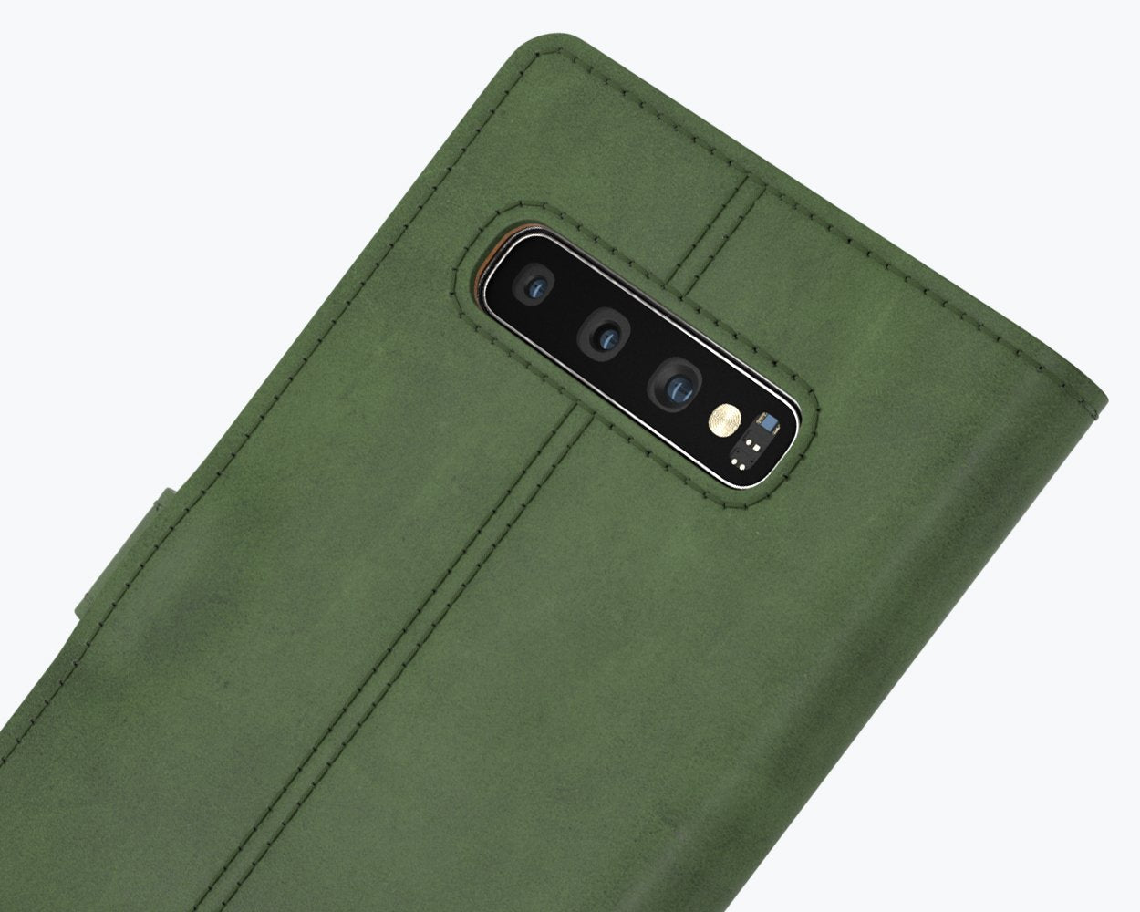 Vintage Lederhülle - Samsung Galaxy S10 Plus