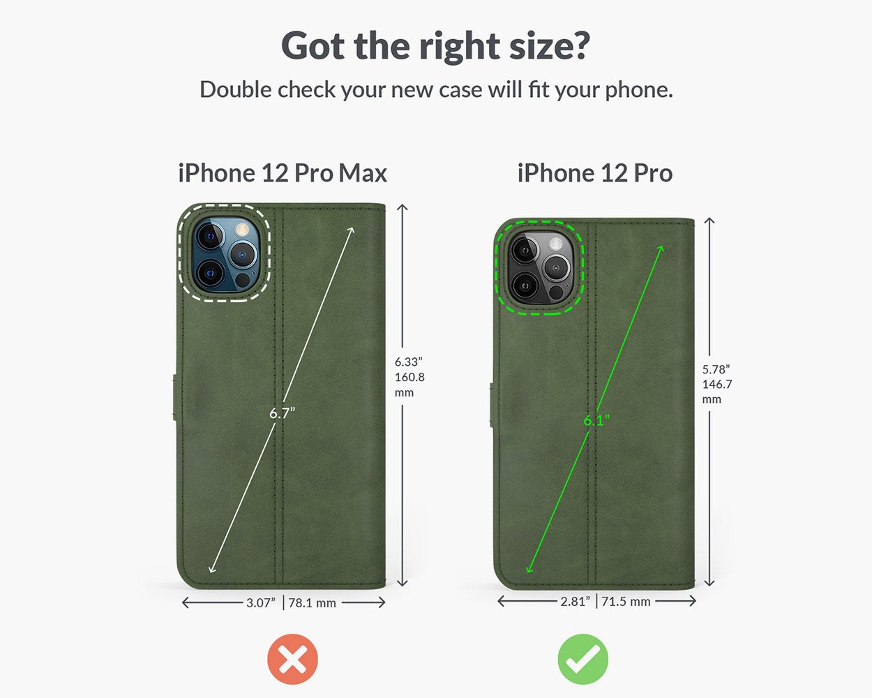 Vintage Lederhülle - Apple iPhone 12 Pro