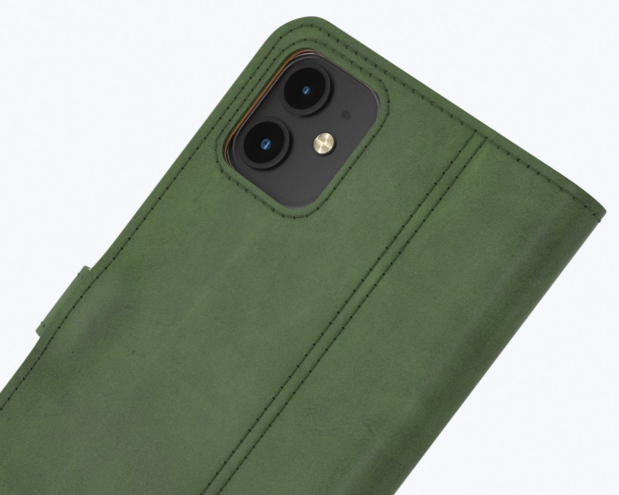 Apple iPhone 11 - Vintage Leather Wallet Phone Case