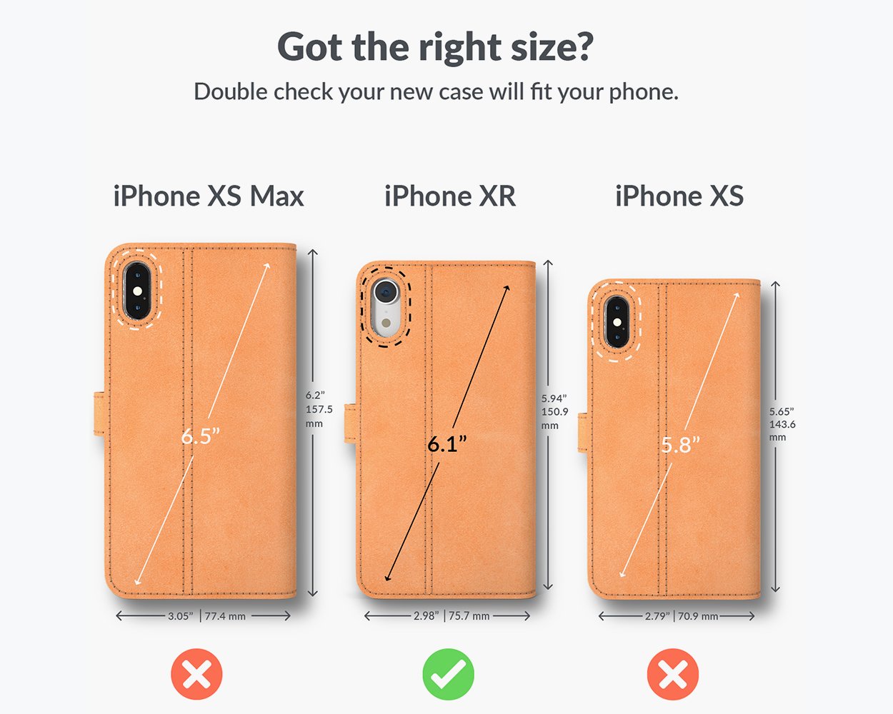Vintage Lederhülle - Apple iPhone XR