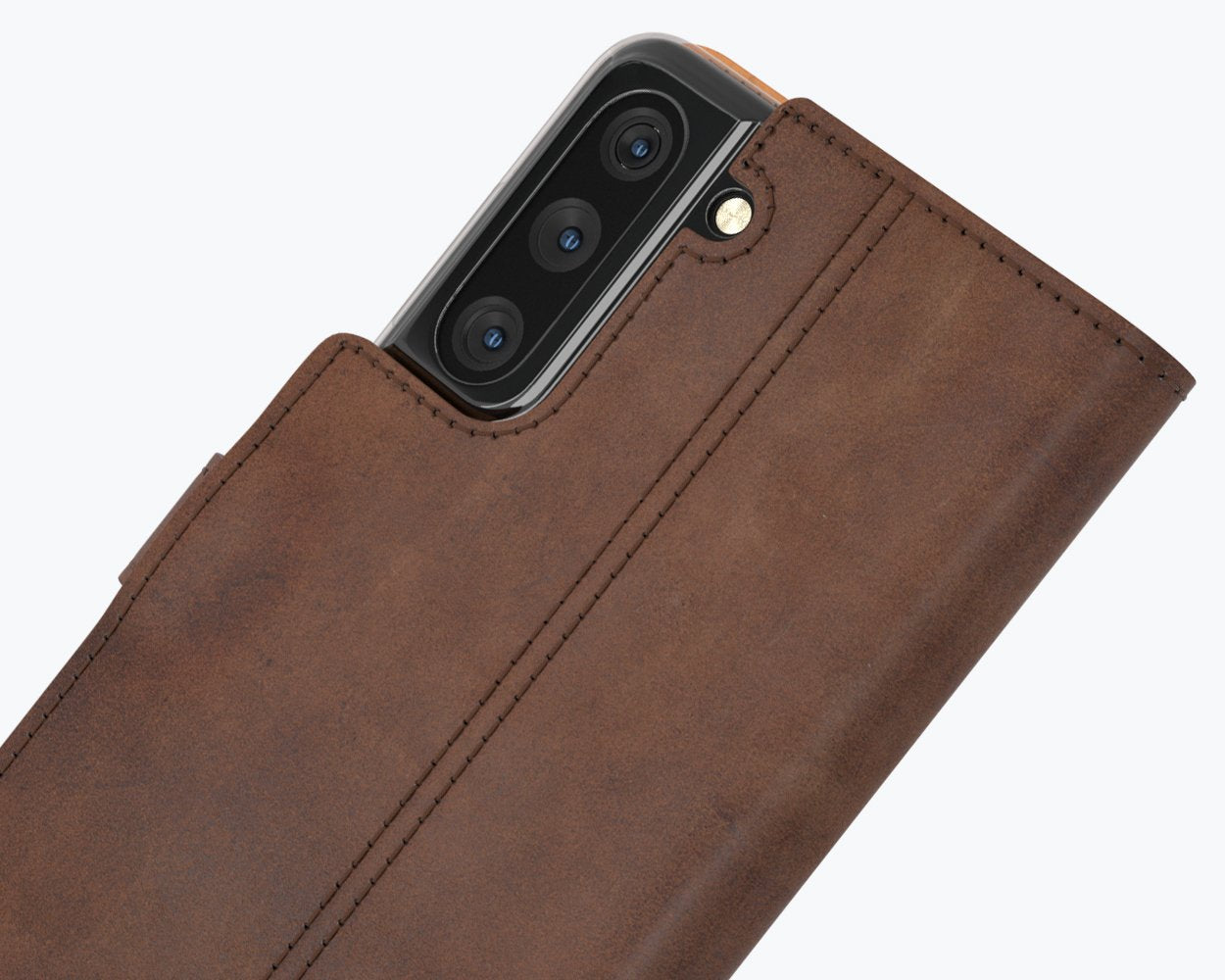 Vintage Lederhülle - Samsung Galaxy S21 Plus