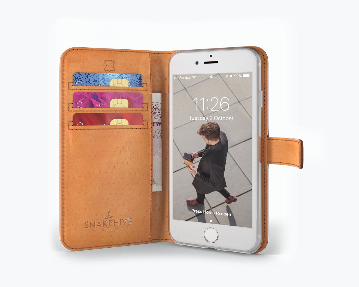 Apple iPhone 6/6S - Vintage Leather Wallet