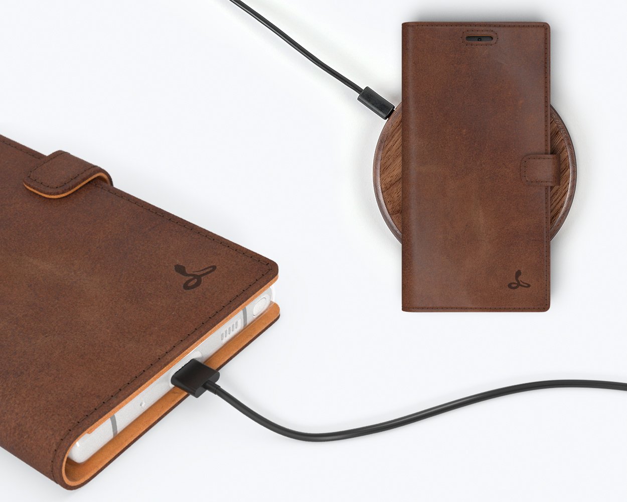 Vintage Lederhülle - Samsung Galaxy Note 10 Plus