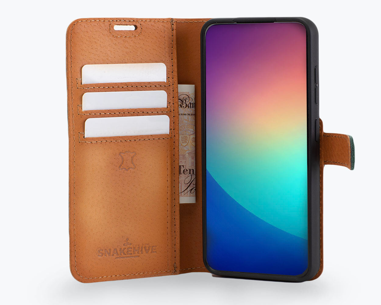 Samsung Galaxy S23 - Vintage Leather Wallet Phone Case