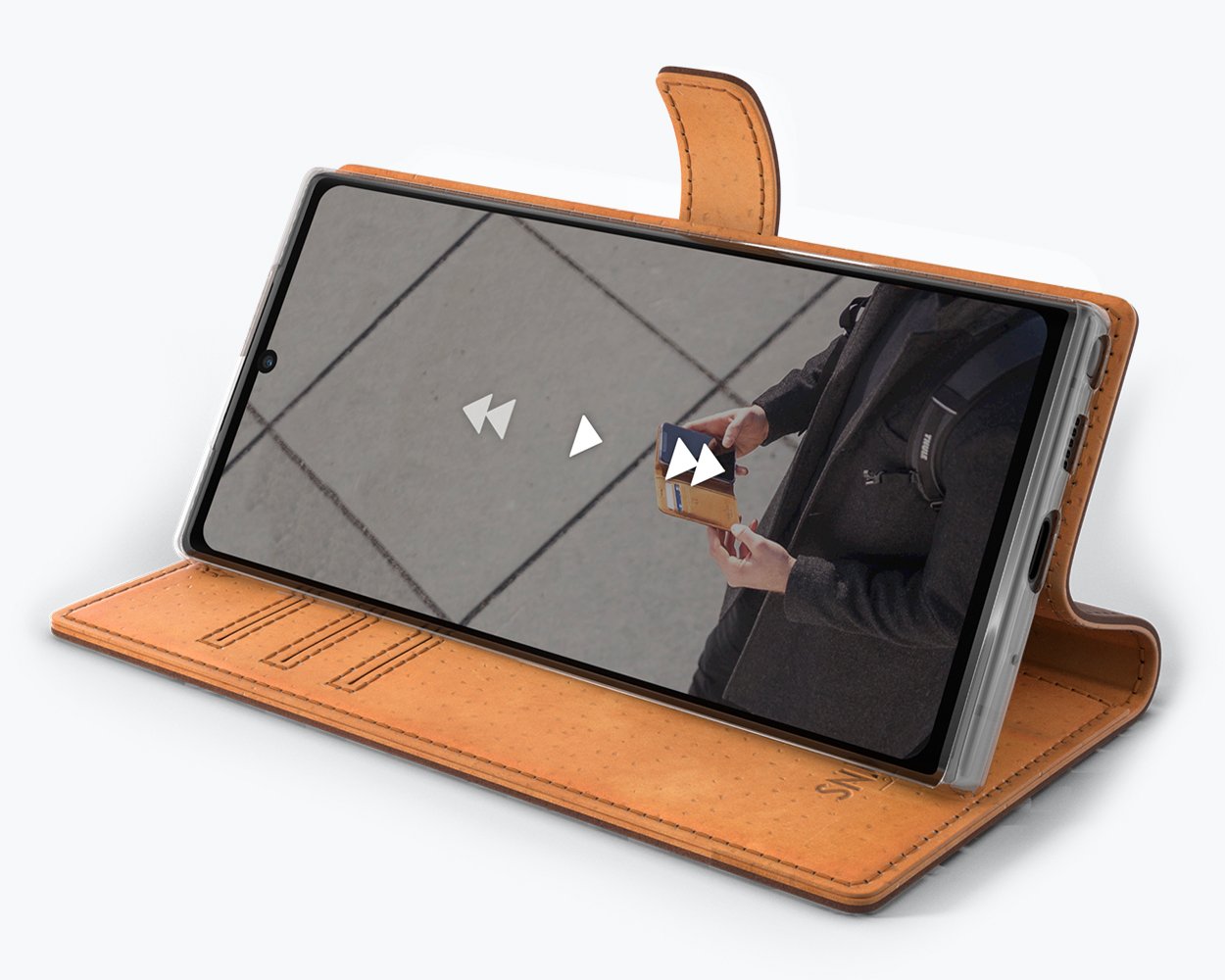 Vintage Lederhülle - Samsung Galaxy Note 10