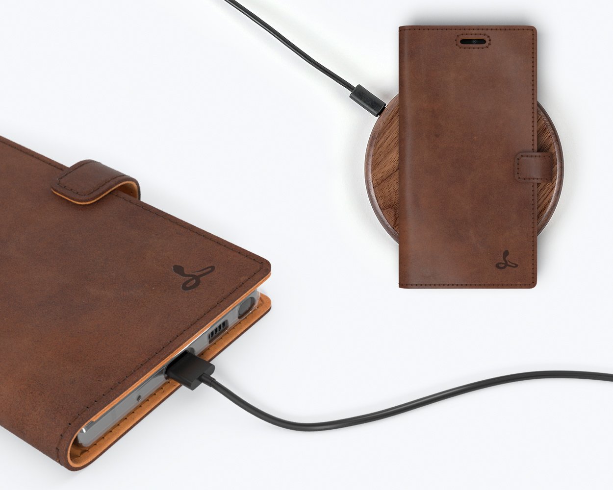 Vintage Lederhülle - Samsung Galaxy Note 10