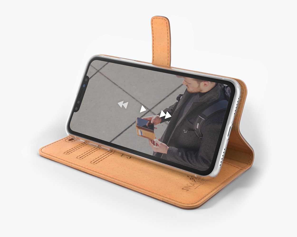 Vintage Lederhülle - Apple iPhone XR