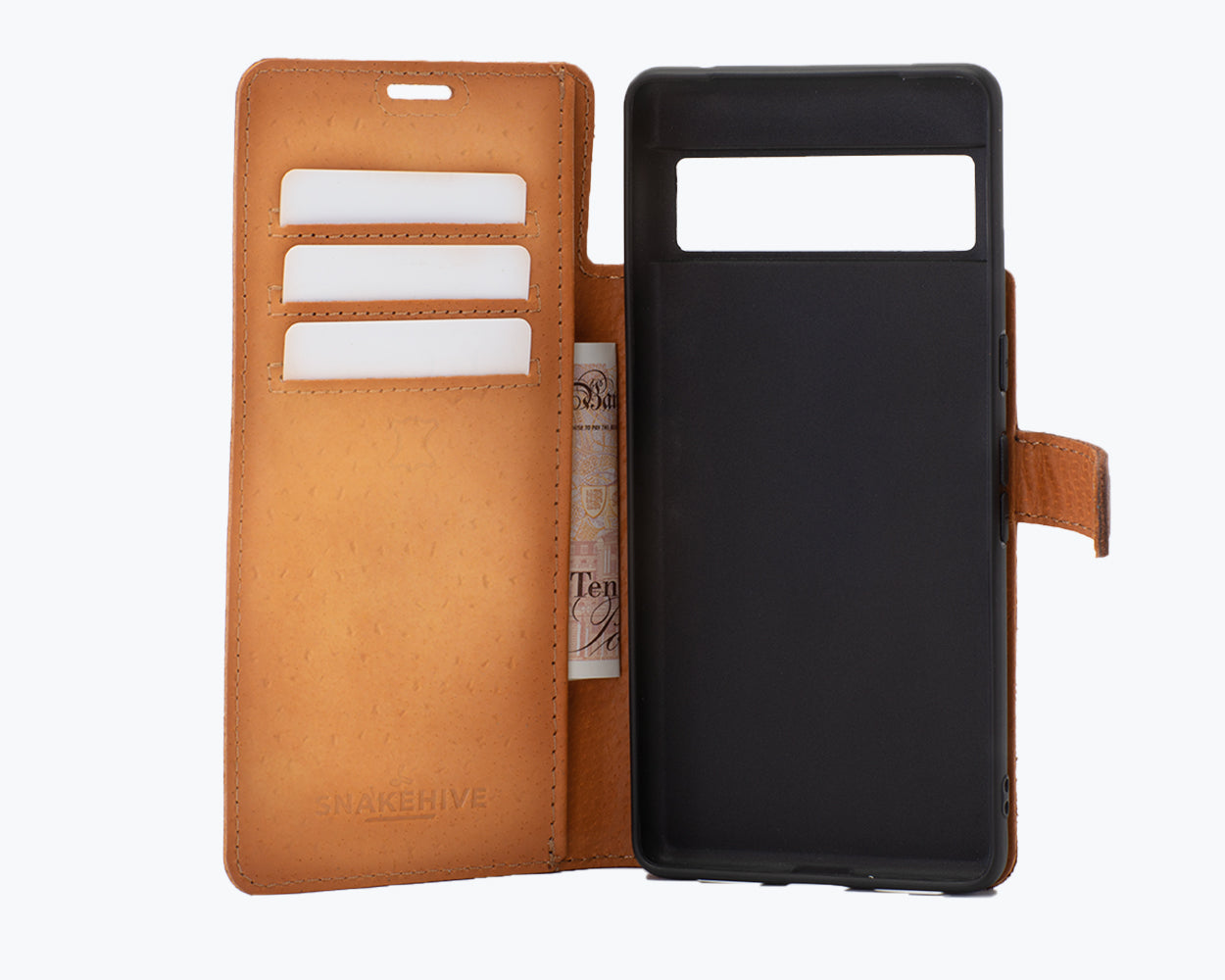 Google Pixel 7 Pro - Vintage Leather Wallet Phone Case