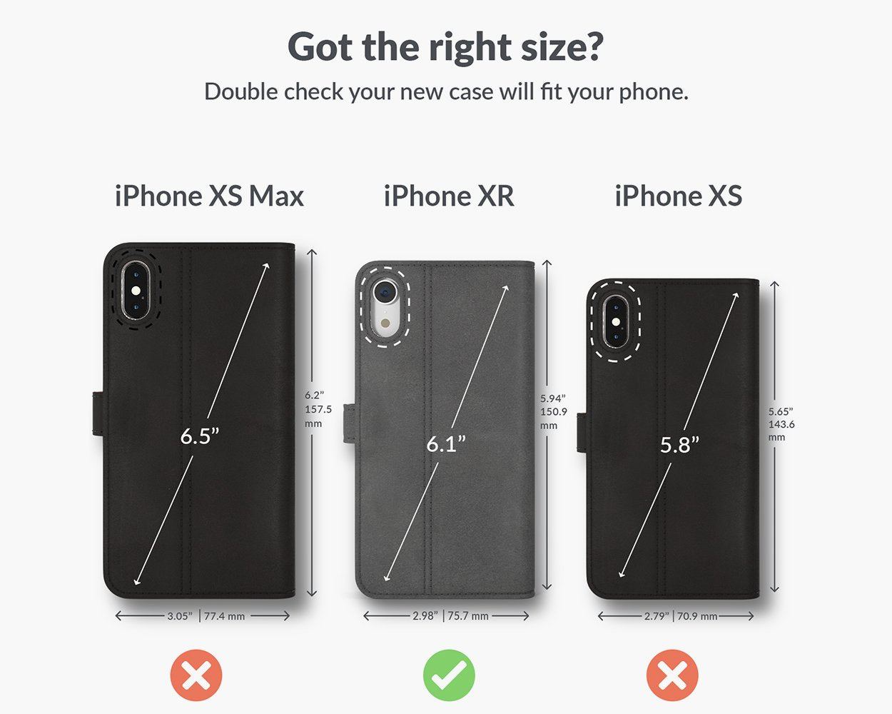 Vintage Lederhülle - Apple iPhone XR
