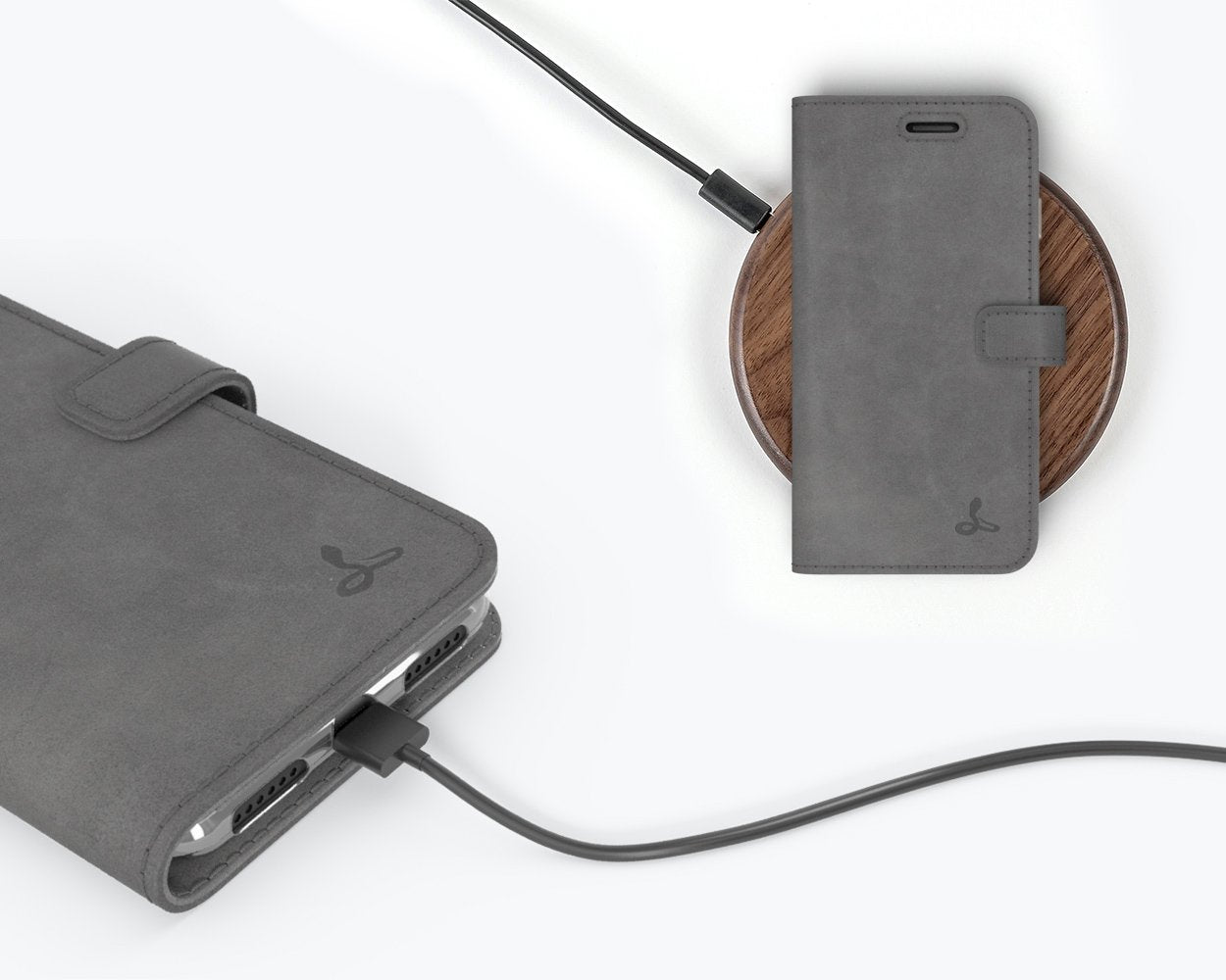 Apple iPhone SE (2020) / SE (2022) - Vintage Leather Wallet Phone Case