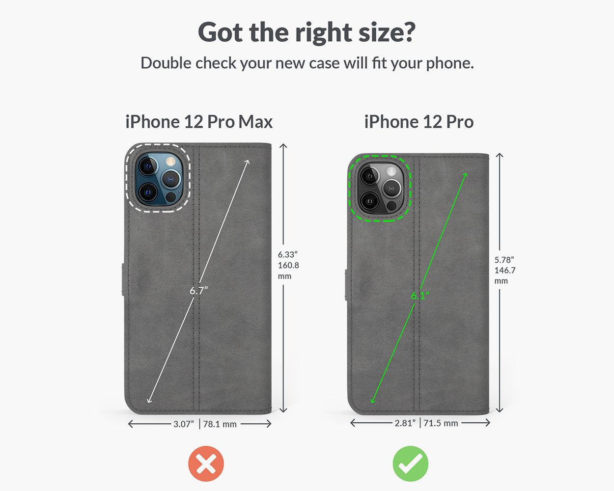 Vintage Lederhülle - Apple iPhone 12 Pro