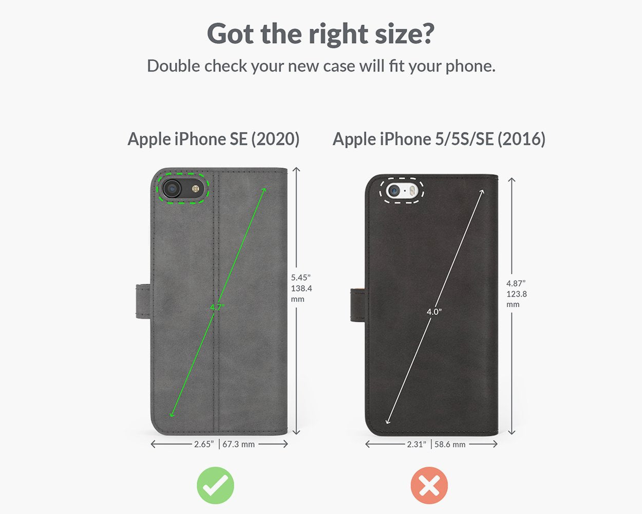 Vintage Lederhülle - Apple iPhone SE (2020) / SE (2022)