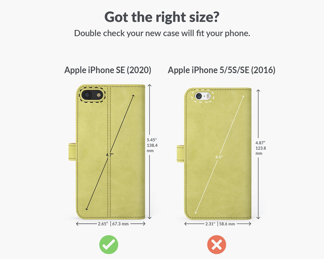 Vintage Lederhülle - Apple iPhone SE (2020) / SE (2022)