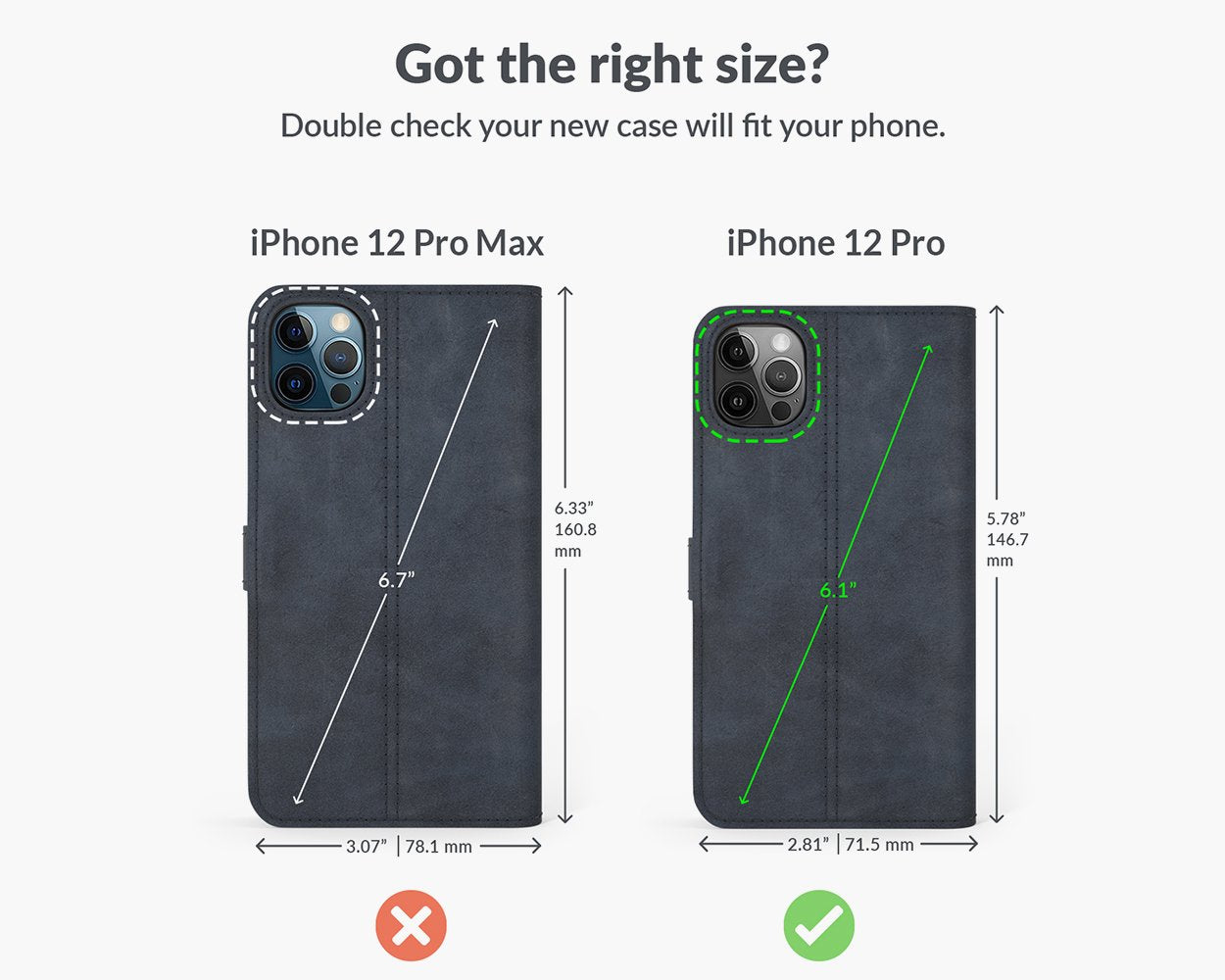 Vintage Lederhülle - Apple iPhone 12 Pro