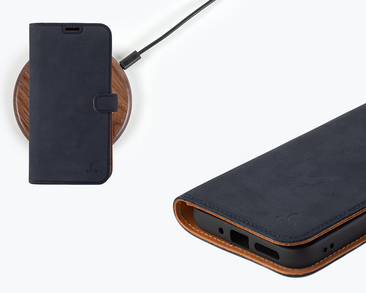 Samsung Galaxy A54 - Vintage Leather Wallet Phone Case