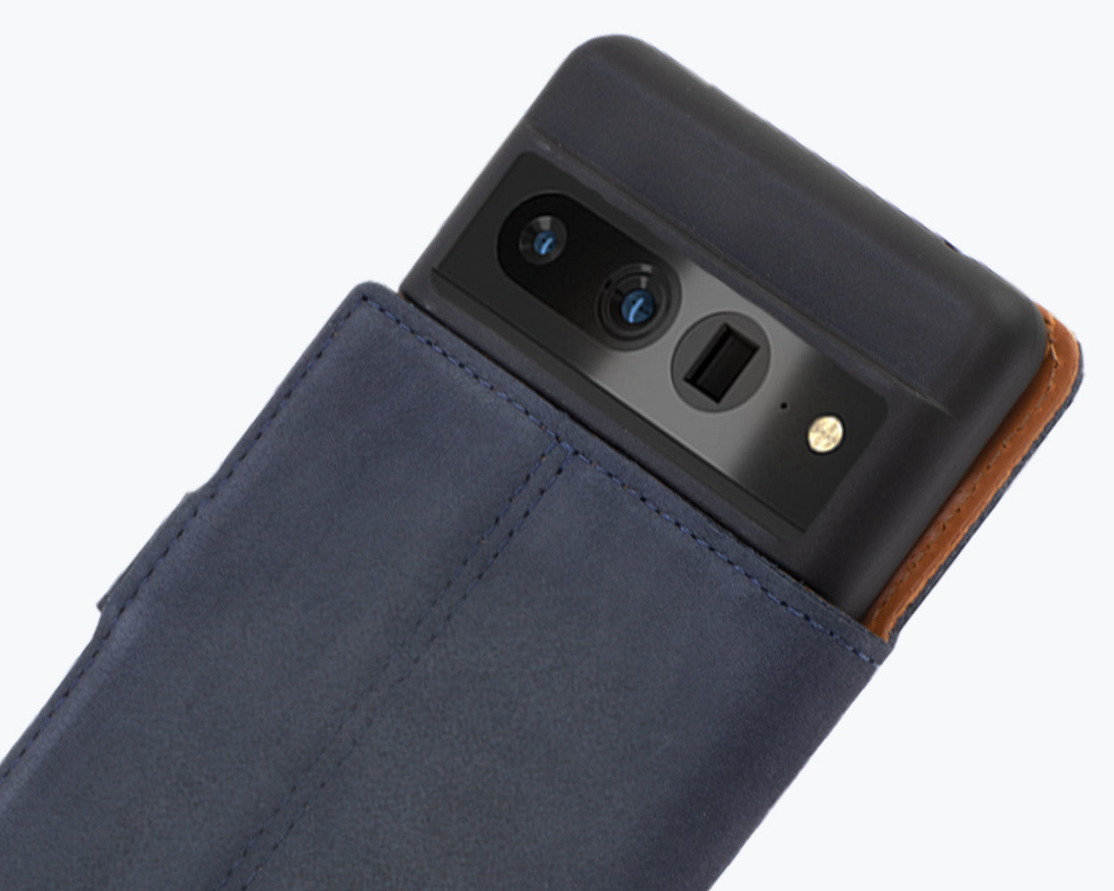 Google Pixel 6 - Vintage Leather Wallet Phone Case