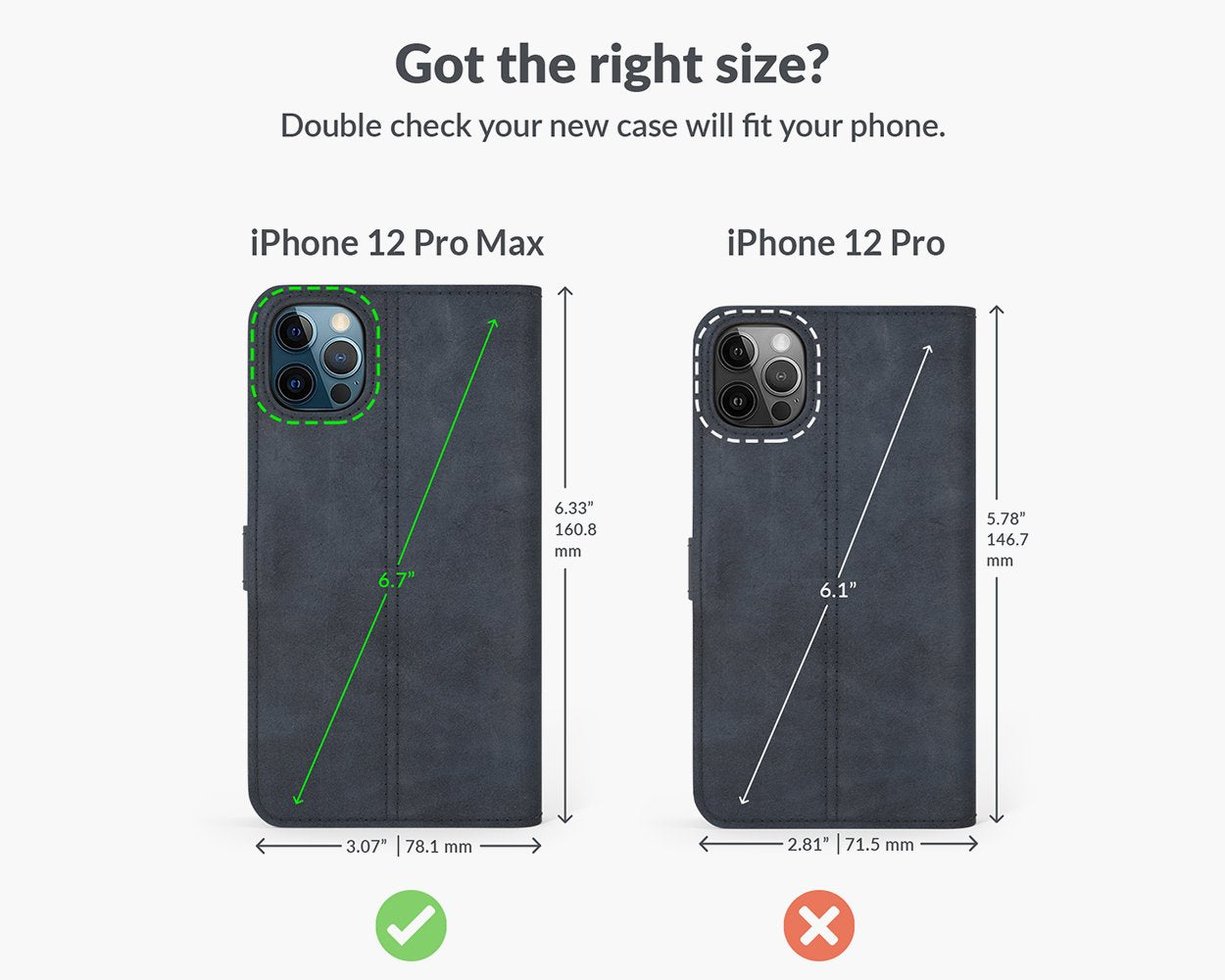 Vintage Lederhülle - Apple iPhone 12 Pro Max