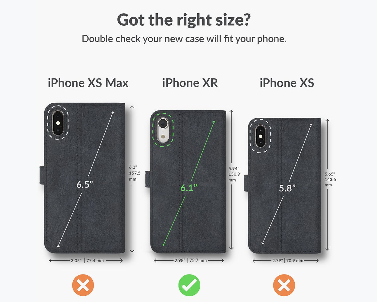 Vintage Lederhülle - Apple iPhone XR