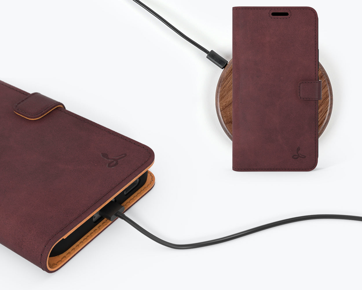 Samsung Galaxy S22 - Vintage Leather Wallet Phone Case