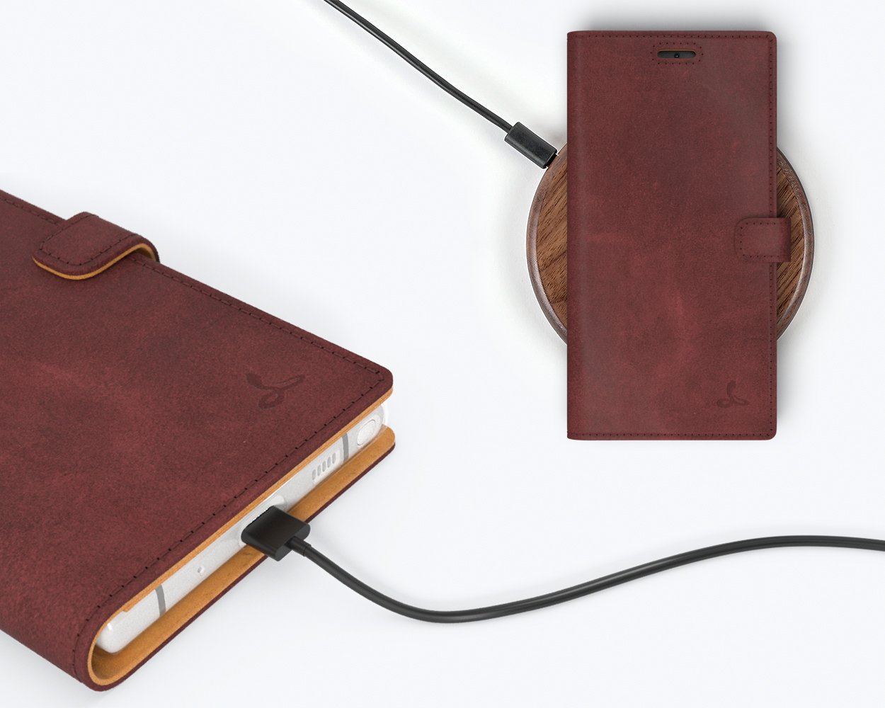 Vintage Lederhülle - Samsung Galaxy Note 10 Plus