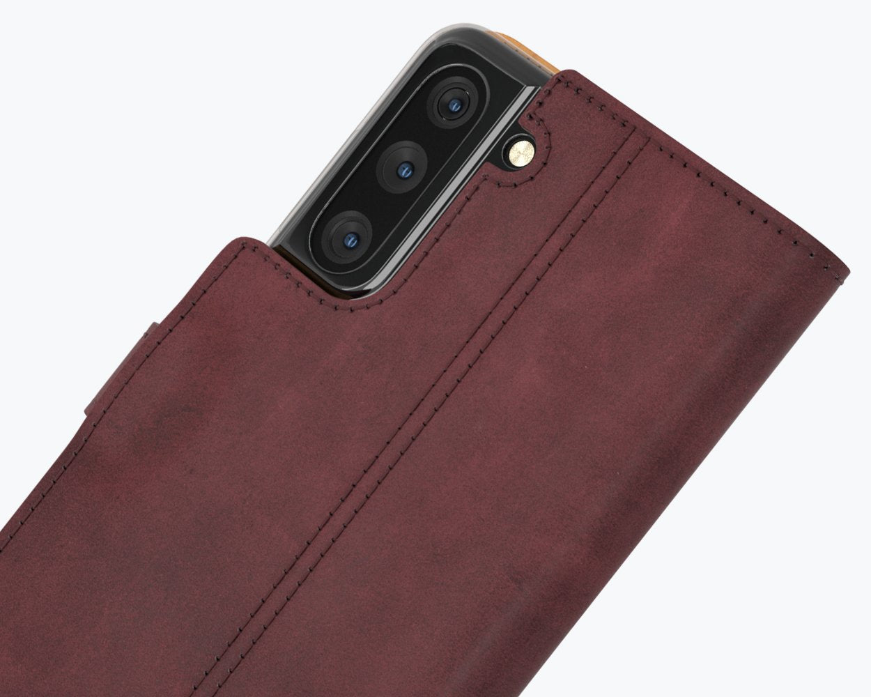 Vintage Lederhülle - Samsung Galaxy S21 Plus