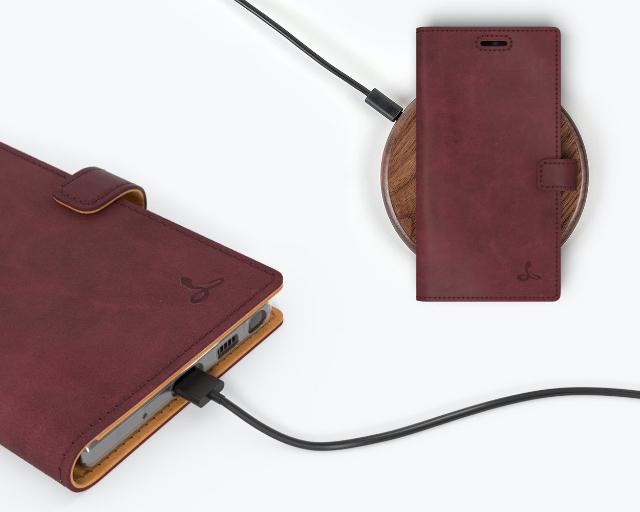 Vintage Lederhülle - Samsung Galaxy Note 10