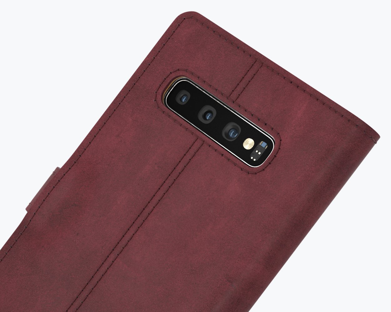 Vintage Lederhülle - Samsung Galaxy S10 Plus