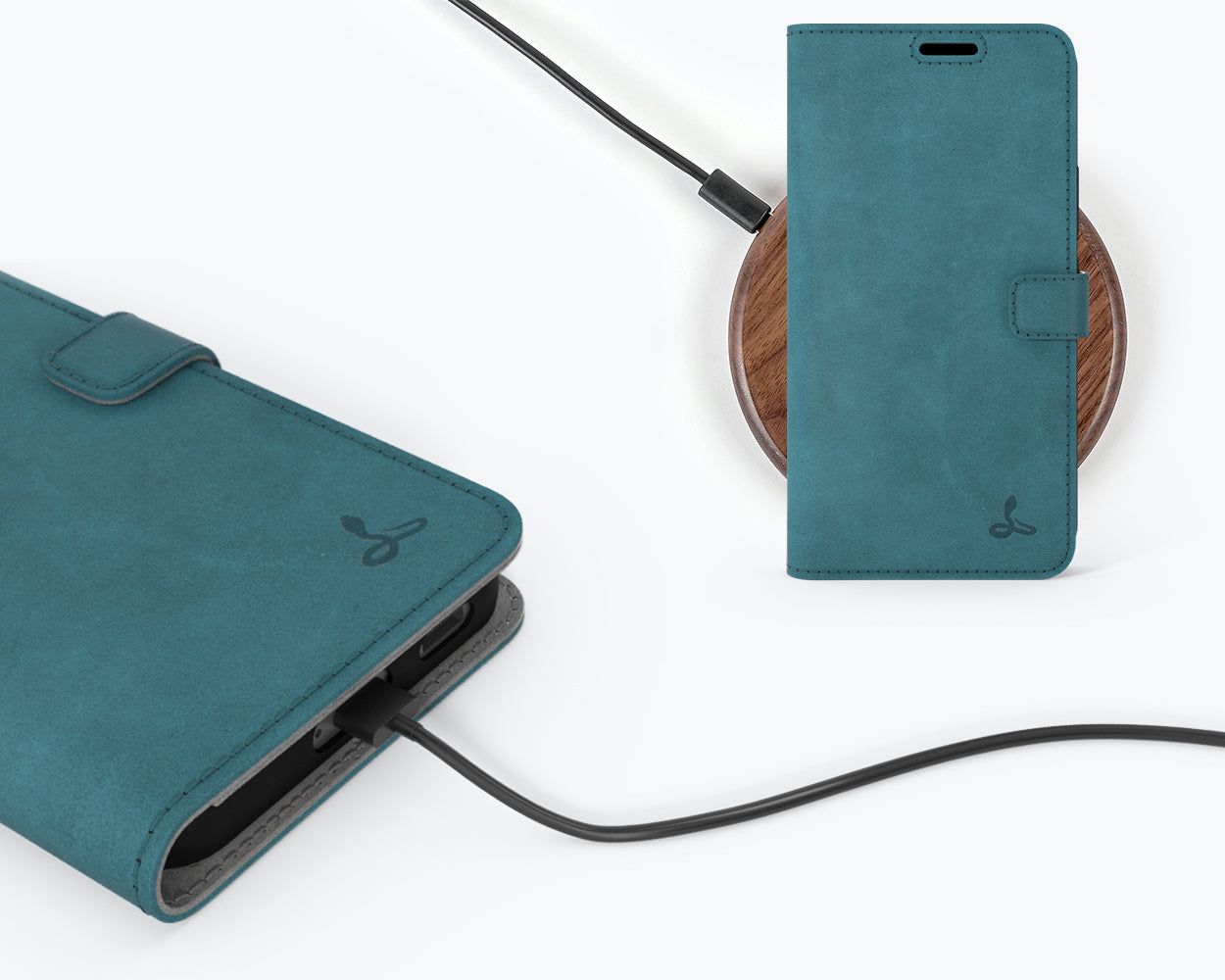 Samsung Galaxy S22 - Vintage Leather Wallet Phone Case