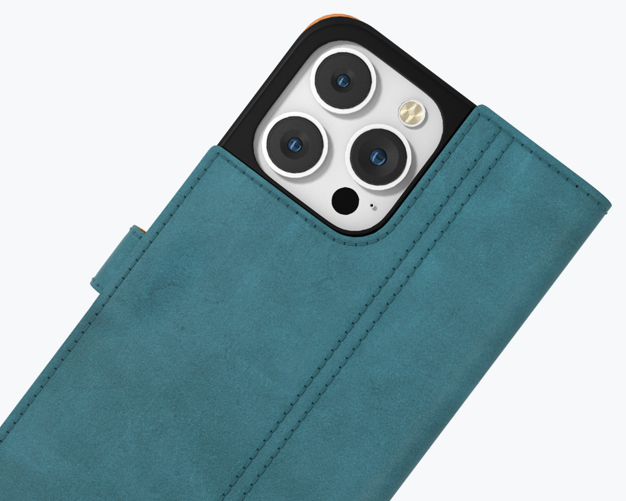 Apple iPhone 14 Pro - Vintage Leather Wallet Phone Case