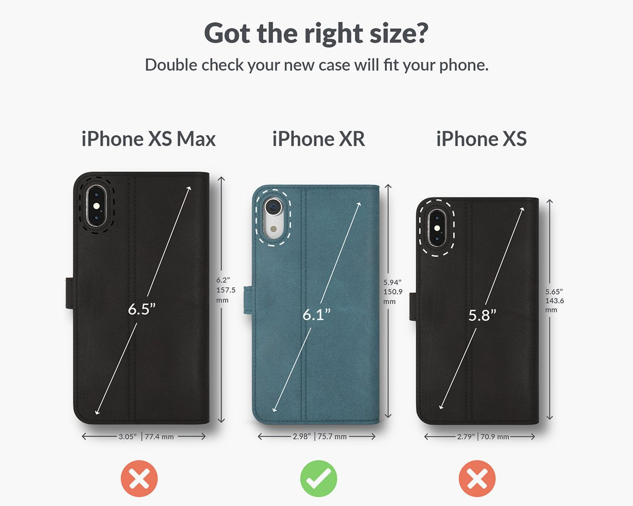 Vintage Lederhülle - Apple iPhone XR